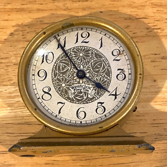Antique Tiny Tim Clock - Picture 3 of 13